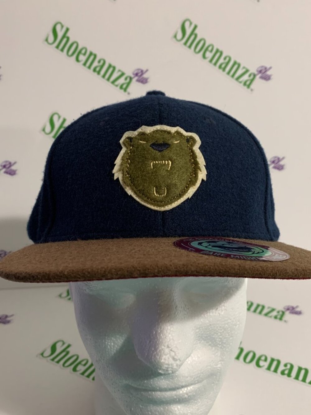 RSVLTS Hat Teddy Roosevelt Bear Dare Mighty Thing Collection Snapback Wool Cap